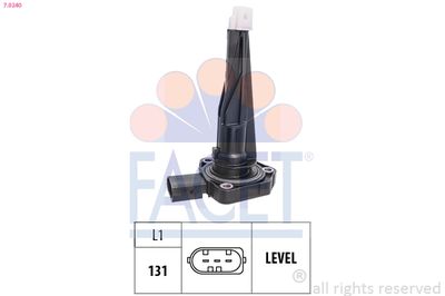 Sensor, engine oil level FACET 7.0240