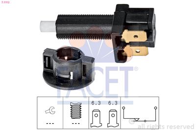 Stop Light Switch FACET 7.1112