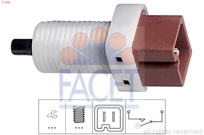 Stop Light Switch FACET 7.1192