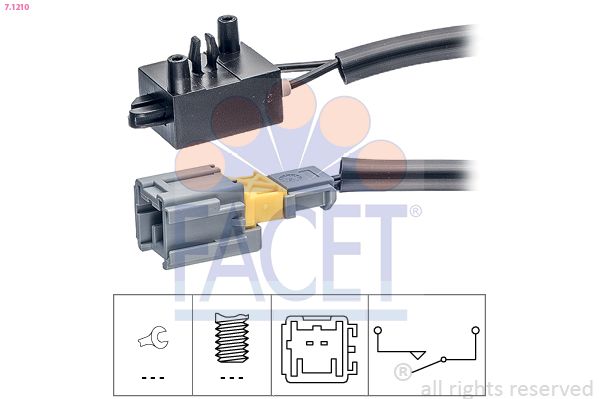 FACET 7.1210 Switch, clutch control (cruise control)