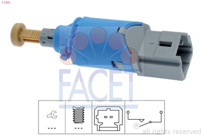 Stop Light Switch FACET 7.1224