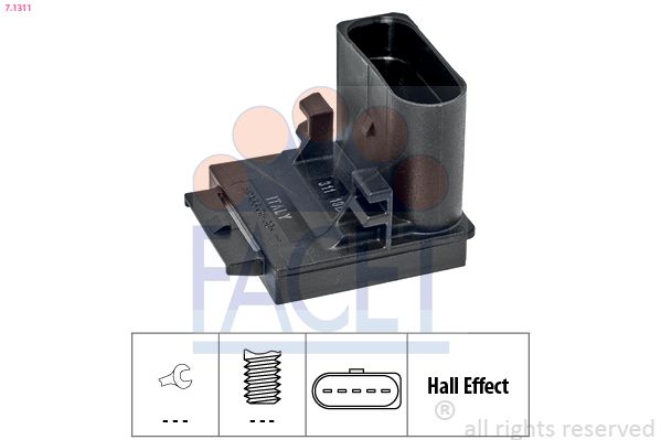 FACET 7.1311 Switch, clutch control (cruise control)