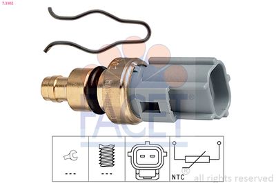 Sensor, coolant temperature FACET 7.3302
