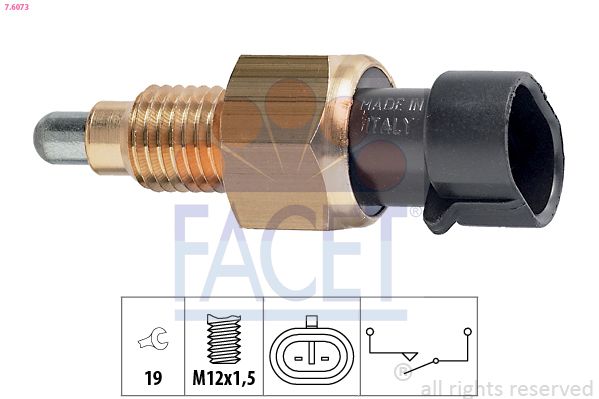 FACET 7.6073 Switch, reverse light