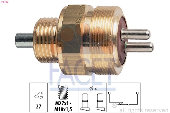 FACET 7.6102 Switch, reverse light