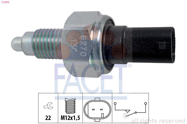 FACET 7.6270 Switch, reverse light