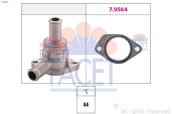FACET 7.8311 Thermostat, coolant