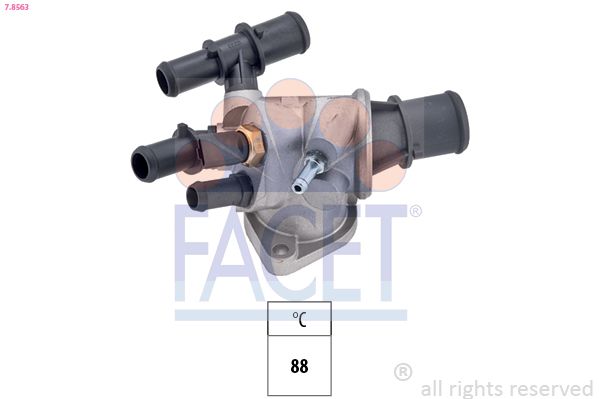 FACET 7.8563 Thermostat, coolant