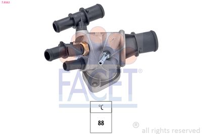 Thermostat, coolant FACET 7.8563