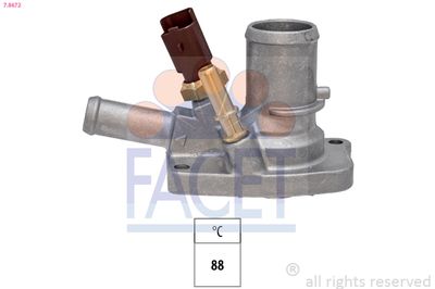 Thermostat, coolant FACET 7.8672