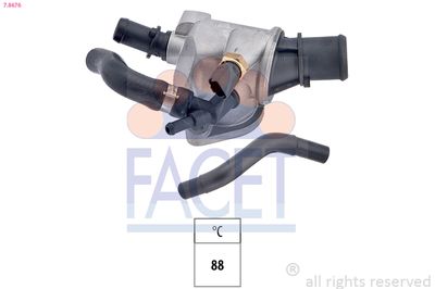 Thermostat, coolant FACET 7.8676