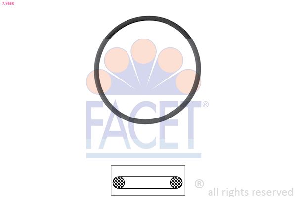 FACET 7.9550 Seal, thermostat