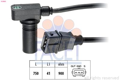 Sensor, crankshaft pulse FACET 9.0066