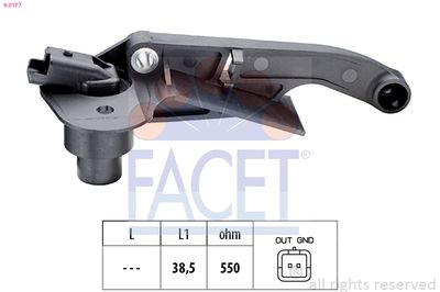 Sensor, crankshaft pulse FACET 9.0177