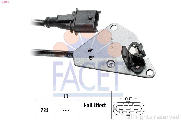 FACET 9.0210 Sensor, camshaft position