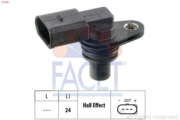 FACET 9.0269 Sensor, engine speed