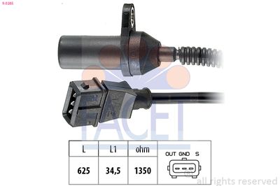 Sensor, crankshaft pulse FACET 9.0285