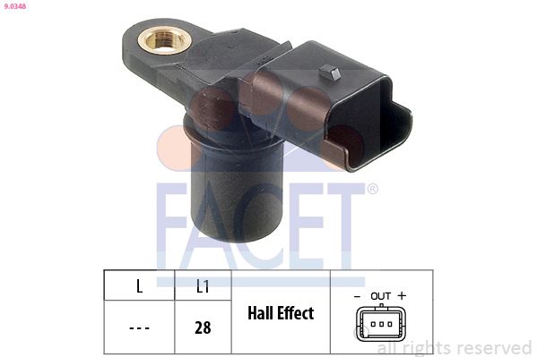 FACET 9.0348 Sensor, engine speed
