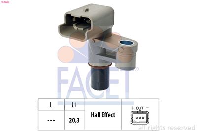 Sensor, engine speed FACET 9.0462