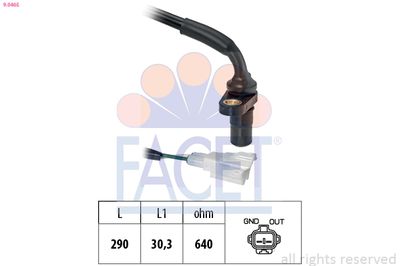 Sensor, engine speed FACET 9.0465