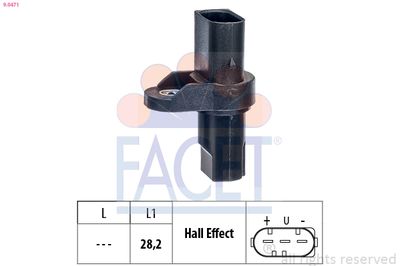 Sensor, engine speed FACET 9.0471