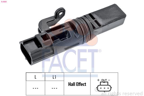 FACET 9.0481 Sensor, engine speed