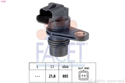 Sensor, engine speed FACET 9.0487