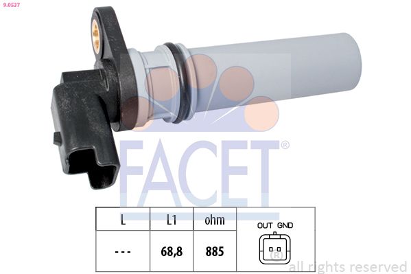FACET 9.0537 Sensor, engine speed
