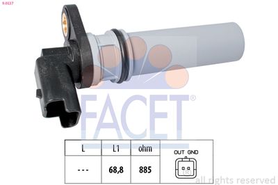 Sensor, engine speed FACET 9.0537
