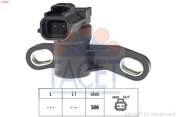 FACET 9.0609 Sensor, crankshaft pulse