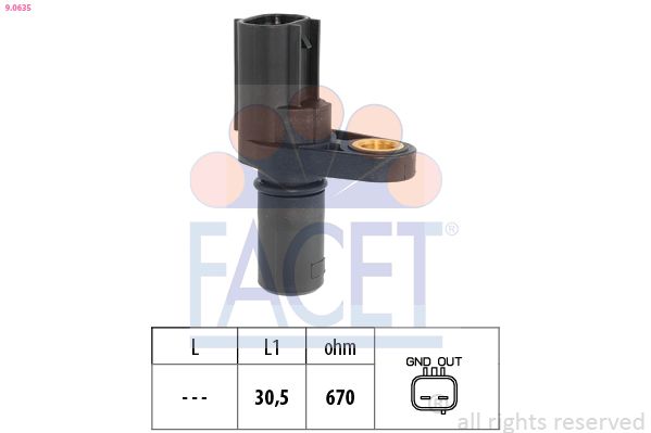 FACET 9.0635 Sensor, engine speed
