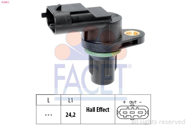 FACET 9.0651 Sensor, engine speed