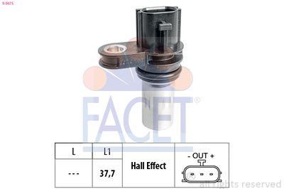 Sensor, crankshaft pulse FACET 9.0675