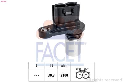 Sensor, crankshaft pulse FACET 9.0716