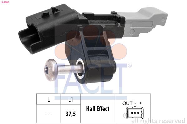 FACET 9.0806 Sensor, crankshaft pulse