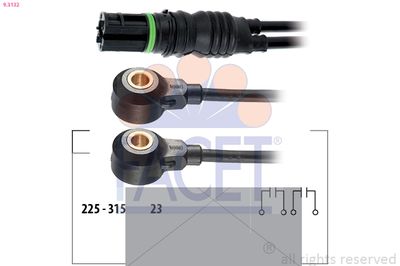 Knock Sensor FACET 9.3132