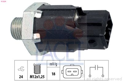 Knock Sensor FACET 9.3224