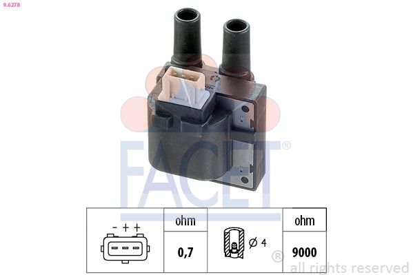 FACET 9.6278 Ignition Coil