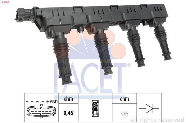 FACET 9.6300 Ignition Coil