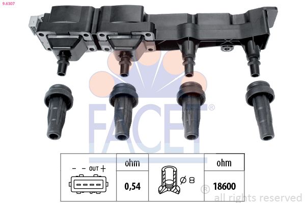 FACET 9.6307 Ignition Coil