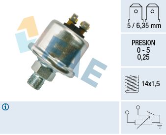 FAE 14870 Sensor, oil pressure