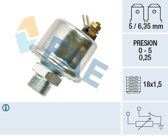 Sensor, oil pressure FAE 14990