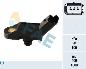 FAE 15009 Sensor, intake manifold pressure