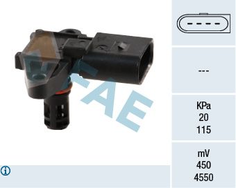 FAE 15034 Sensor, intake manifold pressure