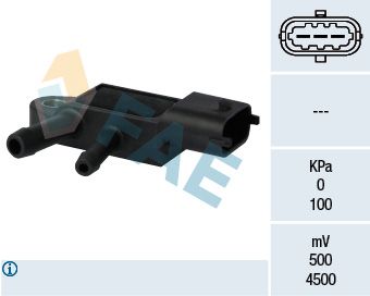 FAE 16105 Sensor, exhaust pressure