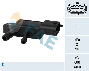 Sensor, exhaust pressure FAE 16110