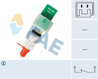 Switch, clutch control (cruise control) FAE 24667