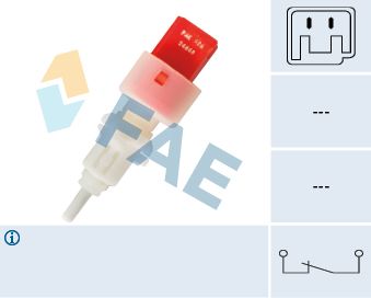 Switch, clutch control (cruise control) FAE 24668