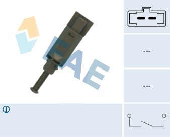FAE 24772 Switch, clutch control (cruise control)
