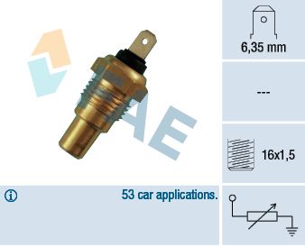 Sensor, coolant temperature FAE 31310